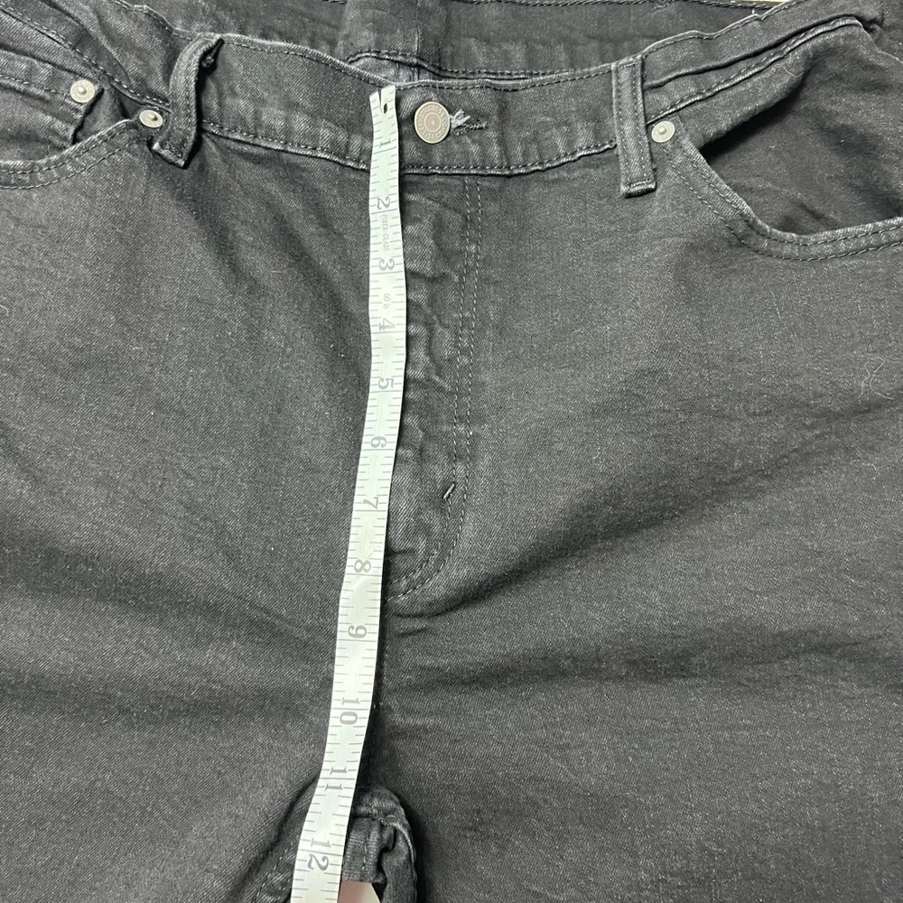 Levi's 514 Straight Fit Stretch Jeans Black Big & Tall: 40 X 29 Denim (tag44x32)
